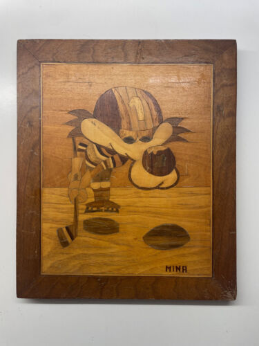 VUCKO vintage hecho a mano en placa de madera, Juegos Olímpicos Sarajevo 1984 - Imagen 18 de 22