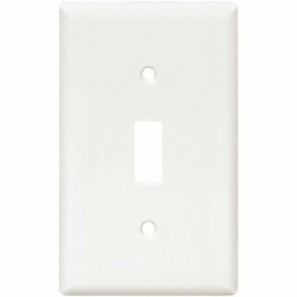White Toggle Cooper 25 Wallplates 2134w Switch Plates Cover for sale