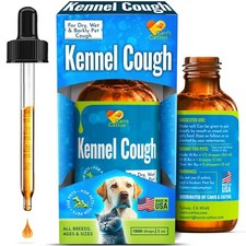 Natural Kennel Cough Treatment for Dogs  Cats  Breathing Support  2 Oz