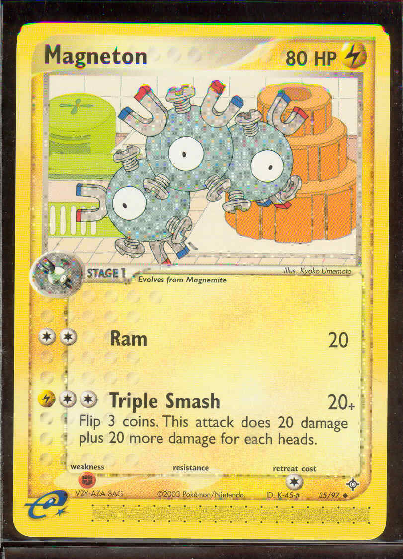 Pokemon MAGNETON 35/97 Dragon - - NEAR MINT/MINT
