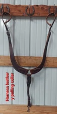 New horse tack Y cut pulling breast collar saddle Harness leather