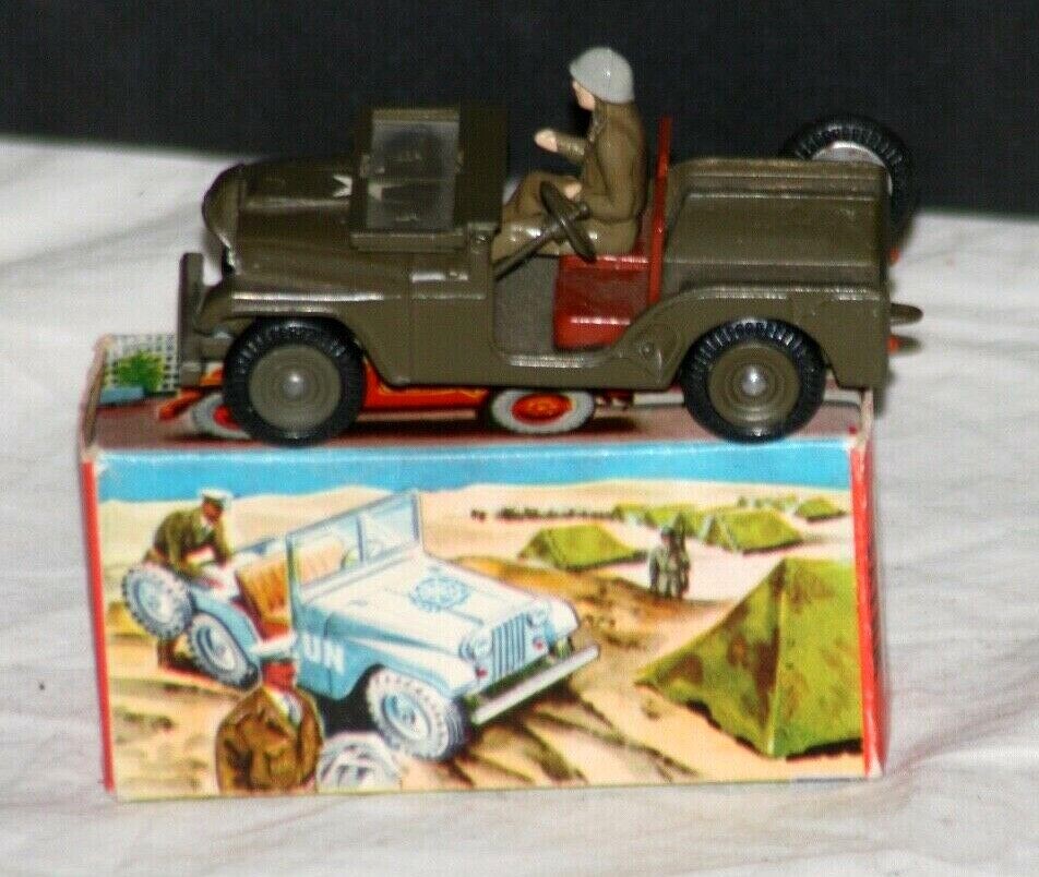 Tekno Willys U.S. Army Jeep, #814, Die-Cast w/ Orig Box, 1