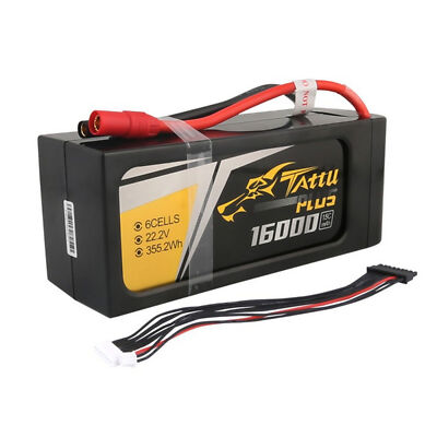 Tattu 15C 16000mAh 22.2V 6S Lipo Battery AS150+XT150 Plug For FreeFly CineStar 6