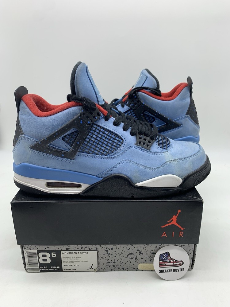 Jordan 4 Retro Travis Scott Cactus Jack 308497-406 Size 8.5