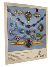 Christies Antique,Collectable,Modern Jewellery ,Timepieces Auction Catalog 1992