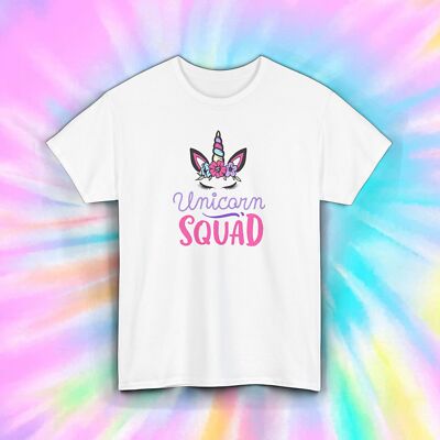 Unicorn Squad T-Shirt Cute Fantasy Matching Group Party Girls Gift S-5XL