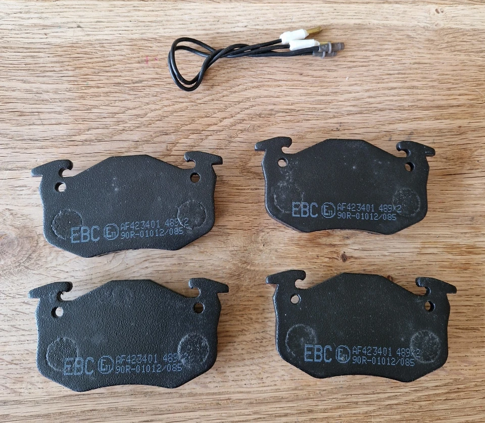 Juego de pastillas de freno para RENAULT 5 EBC DP489/2 Foto 2 de 4