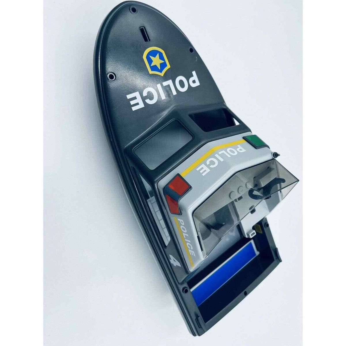 Vintage Playmobil Rescue Police Boat Cruiser - Police Car Vehicle