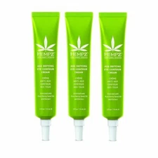 3x~Hempz~Anti Aging~Age Defying~Eye Contour Cream~.5 oz~Pure Hemp Seed Oil~Serum