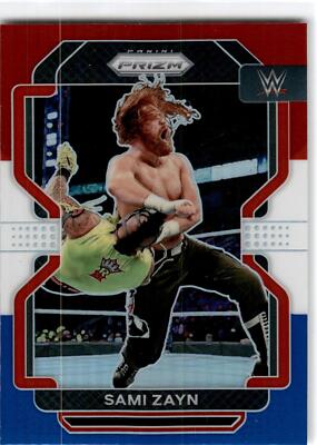2022 Panini Prizm WWE #181 Sami Zayn Red, White and Blue | eBay
