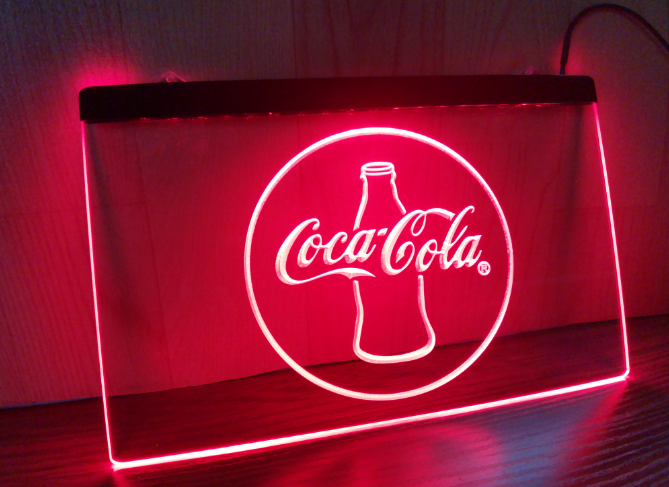 LED Neon Light Sign of COCA COLA for Bar Pub Caffe Club