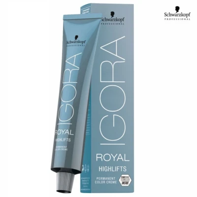 Schwarzkopf Professional IGORA Royal HIGH LIFTS Permanent Color Dye Creme 60ml