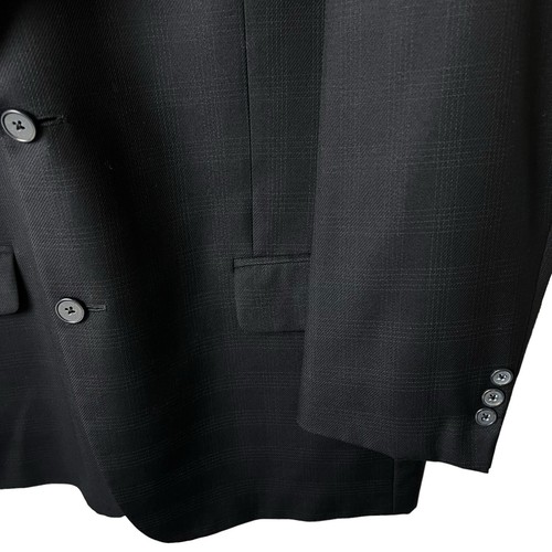 Joseph Abboud Windowpane Anzug Blazer Herren Sakko 100% WOLLE 2 Knopf GR 42R W36 - Bild 3 von 11
