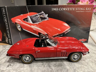 1/18 GMP 1965 Chevy Corvette Convertible Red Detailed Highend