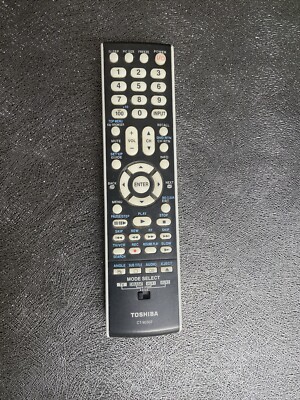 Toshiba CT-90275 OEM Original Multi Function TV Replacement Remote Control Black