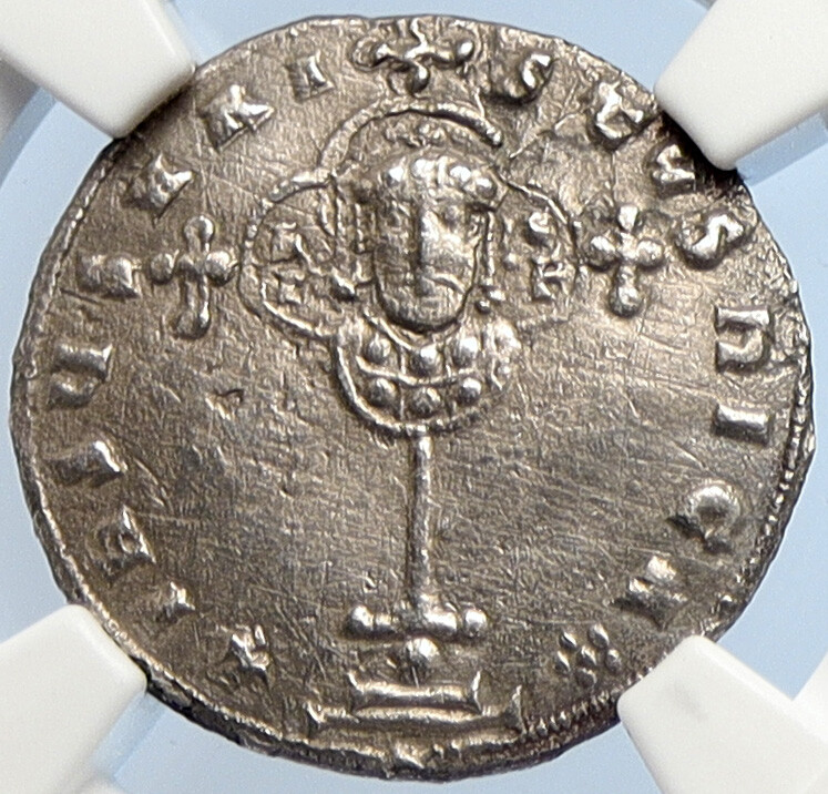Nicephorus II Phocas Ancient 963AD Silver Miliaresion BYZANTINE