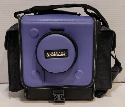 Vtg OEM Nintendo GameCube G1212 Padded System Carrying Case Travel Bag Purple