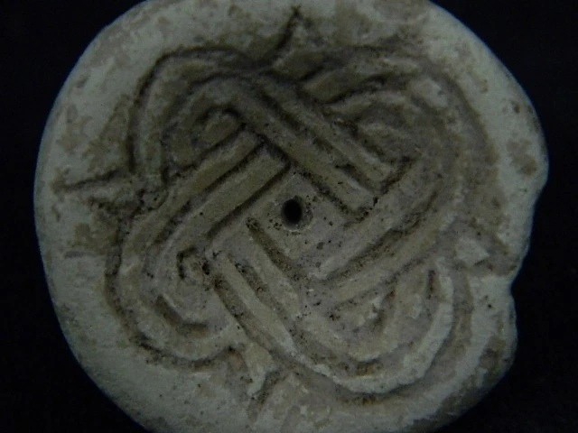 Antiguo sello del valle del Indo de teracota c.2000 aC sin precio base ##TR293## Foto 4 de 4