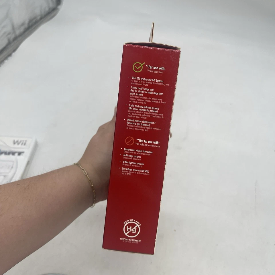 Mechanical Thermostat ACE 42350 Heating Only 24 Volt Furnace New in Box NEW - Image 3 of 4