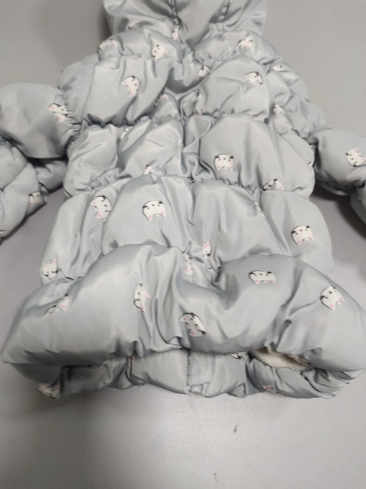 H&M Hooded Padded Jacket-longsleeve Regular Length Light Green Size 6-18 months thumbnail 4