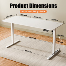 Ergomaker  Electric Standing Desk Height Adjustable for Home Office  Gaming Desk — image 19