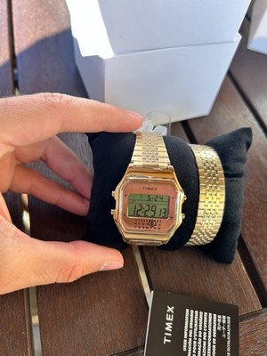 Timex x MM6 Maison Margiela T80 Uhr Geschenkset 34mm | Gold | Neu