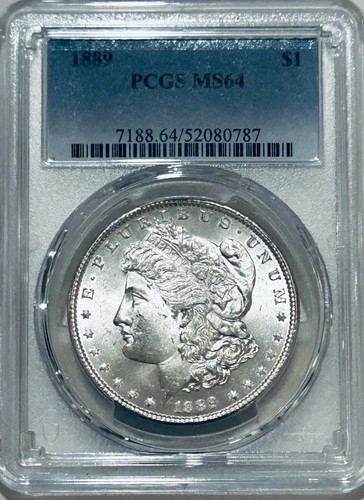 1889 P Morgan Silver Dollar PCGS MS64 Better Date Morgan
