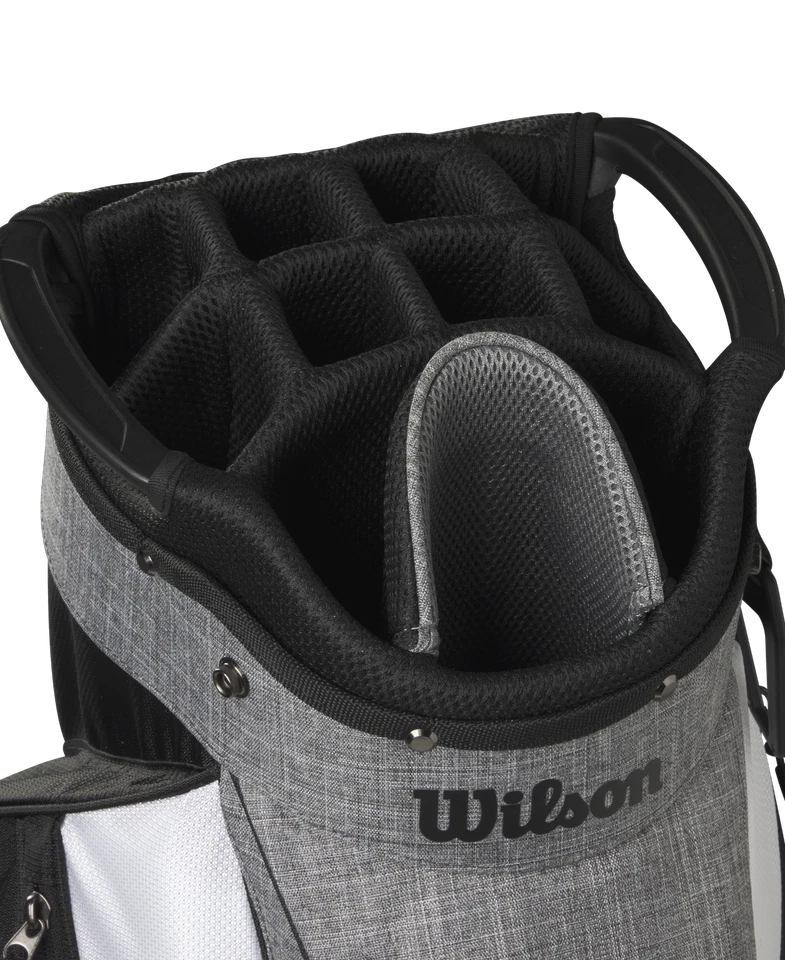 Carro de golf Wilson Feather 2025 negro gris blanco bolsa Foto 2 de 4