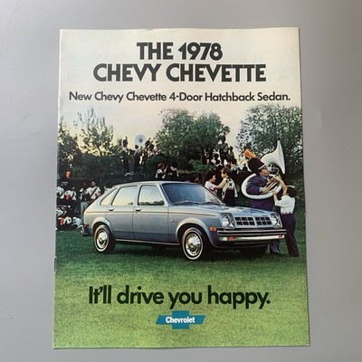 Chevrolet Chevy Chevette 1978 Auto Verkaufsprospekt - USA Markt
