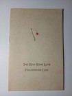 1930 Vintage Red Star Line Ocean Liner Steamship SS Lapland Passenger List Book — photo 1