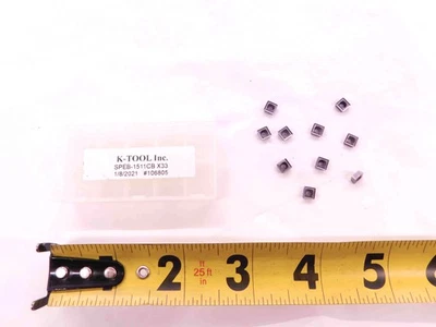 M & J TOOLING LLC 10pcs NEW K-TOOL INC. SPEB-1511CB X33 CARBIDE CHIP BREAKER INSERTS