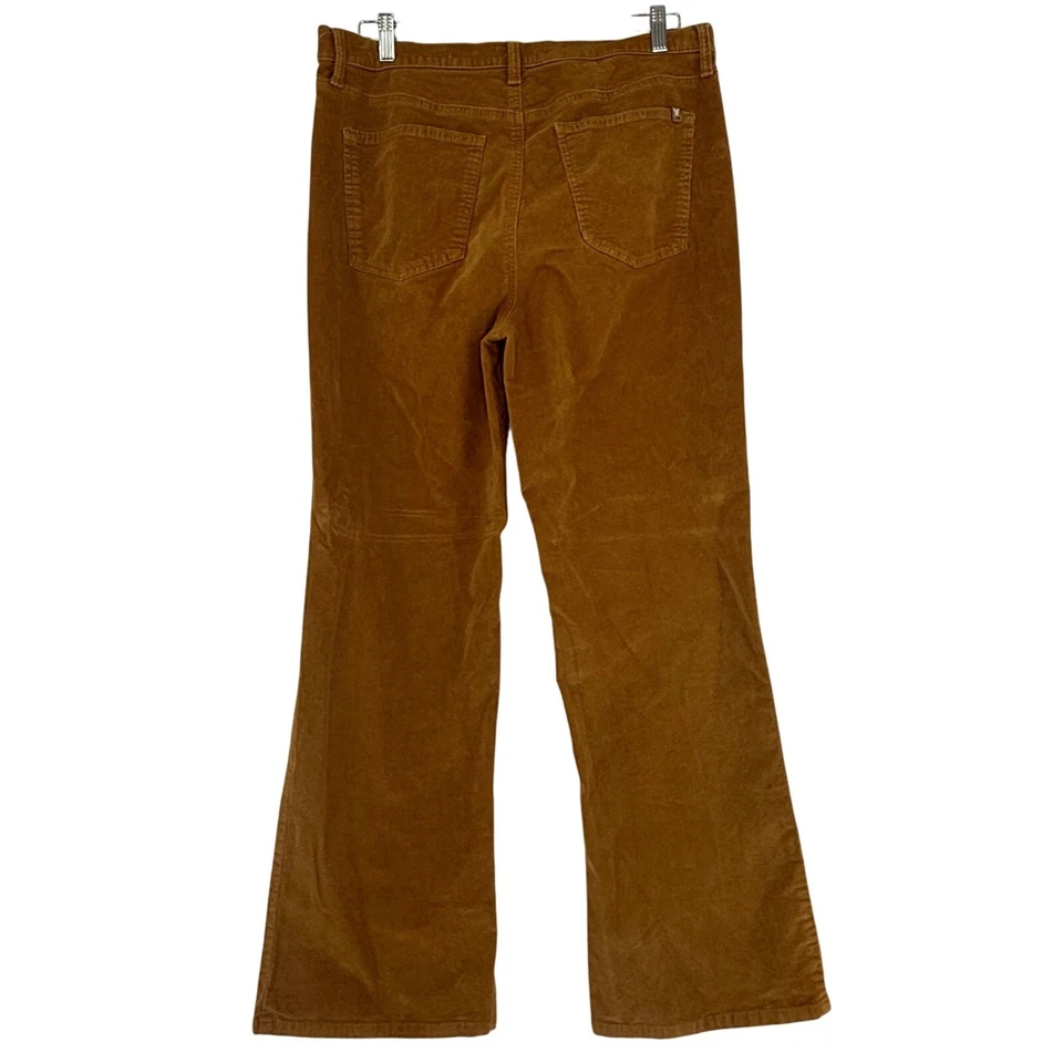 Jessica Simpson Lily High Rise Bootcut Corduroy Pants Sz 16 Camel Brown Stretch - Image 2 of 4