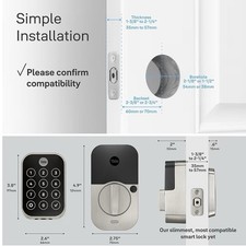 Yale Assure Lock SL Key Free Touchscreen Deadbolt - Satin Nickel (YRD256) NEW