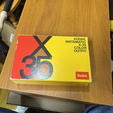 Kodak Instamatic X-35 Color Outfit with Original Box And A Flash Bulb