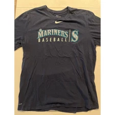 Nike Seattle Mariners Dri-Fit Shirt Mens XL Blue tee size XL t shirt MLB unisex