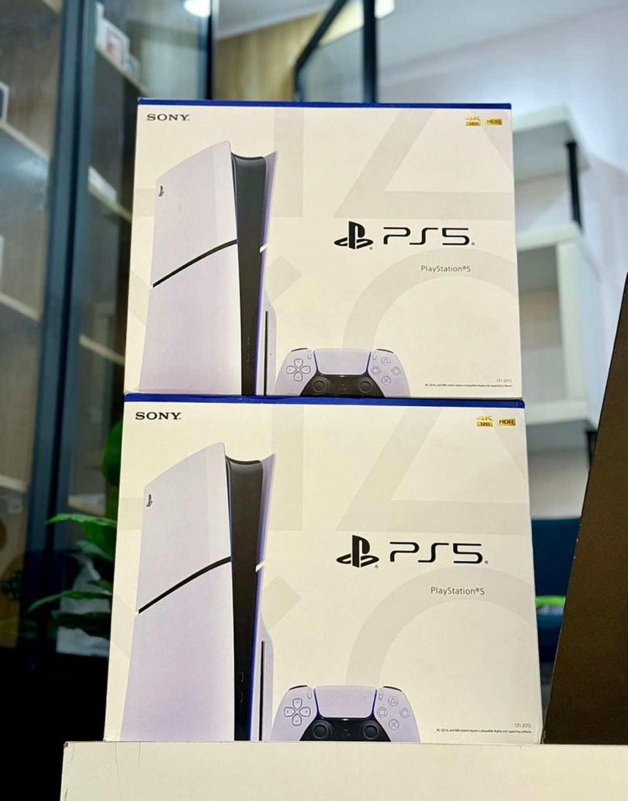 2 Sony PlayStation 5 1TB Console White/Black 4K HDR HDMI Home Gaming System