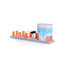 1/64 Car Scene Model Props Repair Tool Set Parking Doll Lot Kids Toy Display Kit
