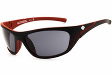 Harley Davidson HD0903X 05A Black/Red/Smoke Grey 61-18-125 Sunglasses New Aut...