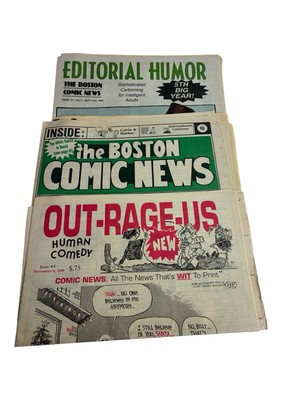 1989 1990 1993  3 Issues Boston Comic News with Letter from Publisher