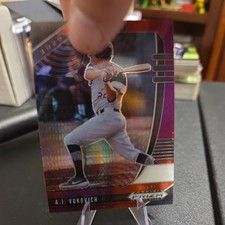 2020 Panini Prizm Draft Picks -AJ Vukovich #PDP119 Red & Purple Hyper Prizm (RC)