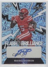 2021 Leaf Flash of Brilliance Platinum Blue 27/35 Marquez Stevenson Auto 0s23