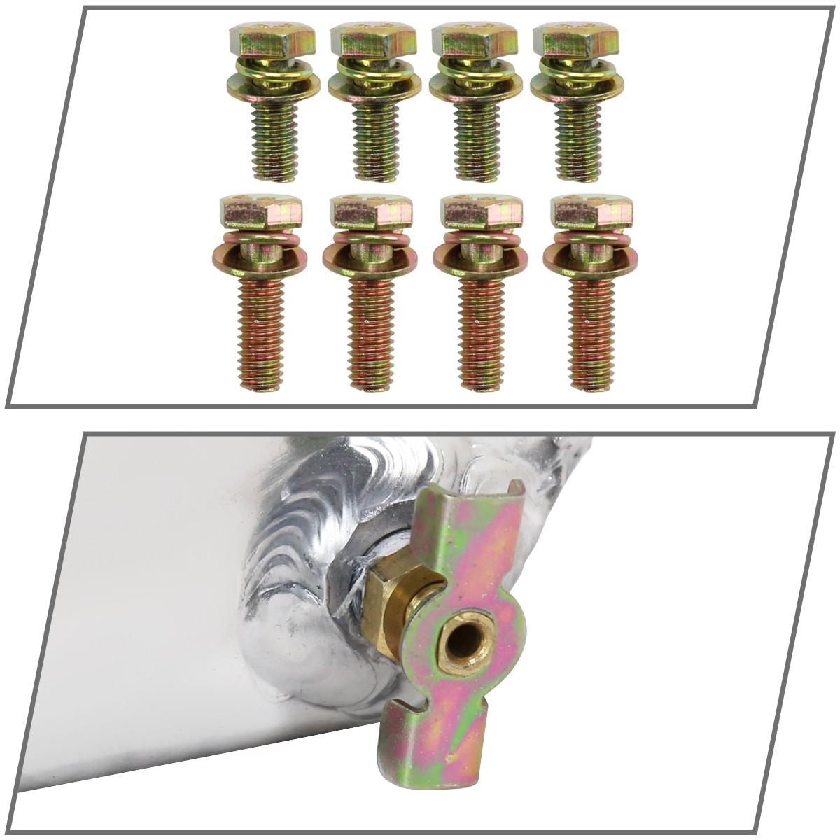 Radiator+Shroud Fan Fits 1963-1966 Pontiac Bonneville V8 3 Row Core Design