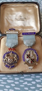 Hallmarked Silver Masonic Jewels