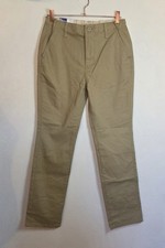 Gap Kids Youth Twill Pant 14-16 Khaki Waist Adjustable Dress Pants Stretch C-01