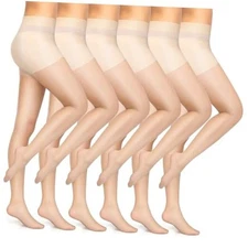  6 Pairs UV Golf Stocking for Women UPF 30+ Sun Protection Leggings with 