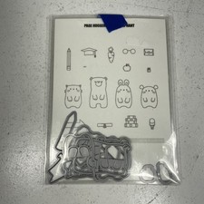 Mama Elephant Page Huggers Stamp Set  Die Set