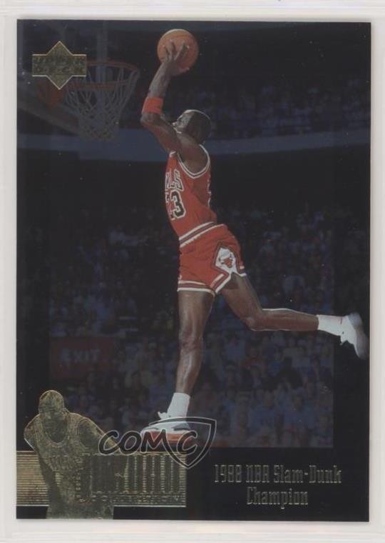 1995-96 Upper Deck The Jordan Collection Michael Jordan #JC6 HOF 0cv3