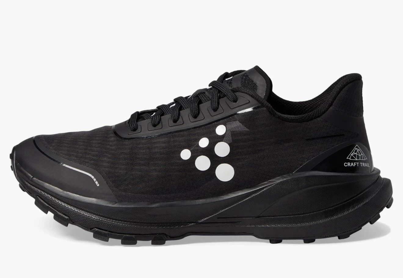 Craft Pure Trail Men's Running Sneakers Size 12 Black White NWT