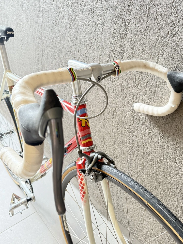 全新 Rossin 公路自行车车架 意大利制造 | 复古风格 | 未使用 全新无标签 — 第 2/4 张图片