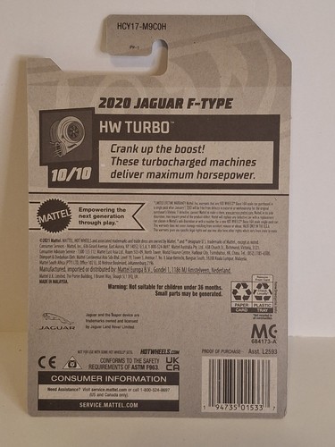 Jaguar tipo F 2020 Super Treasure Hunt Hot Wheels - Imagen 3 de 4